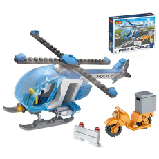 Cogo - Police Helicopter Build 164 Piece